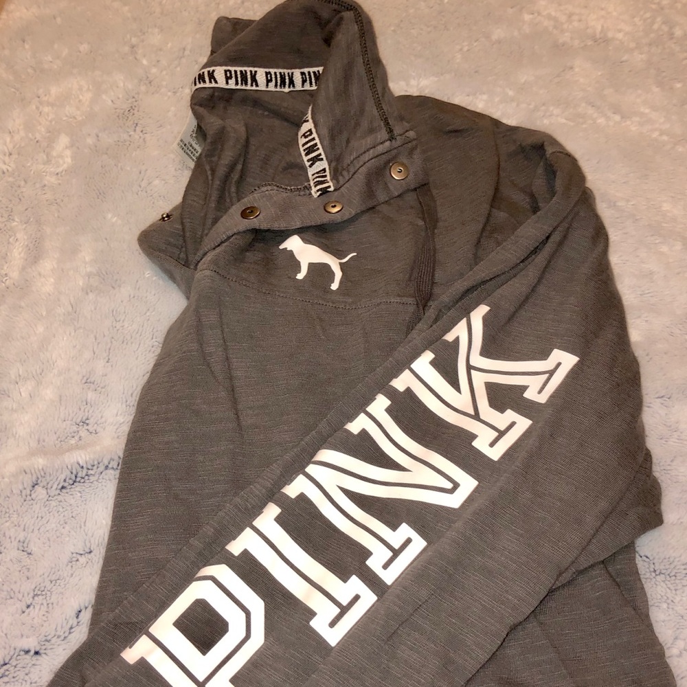 VS PINK cropped pullover